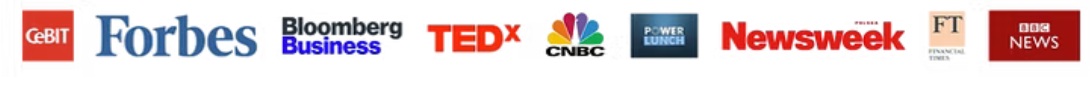 CeBIT Forbes Bloomberg Business TEDx CNBC Newsweek Financial Times BBC News